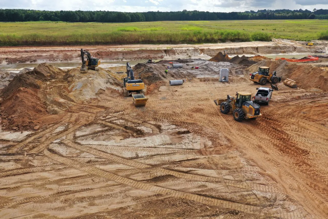 Heavy equipment lineup